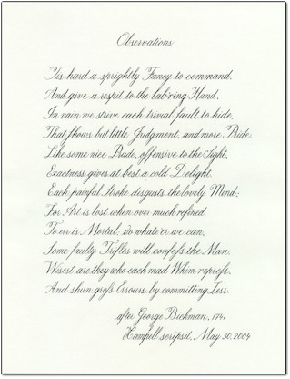 copperplate calligraphy examples
